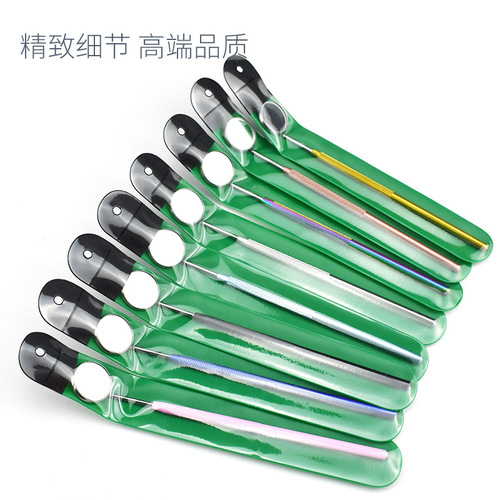 Color grafted eyelash inspection mirror, eyelash artist handheld mirror, anti-warping eyelash root screening mirror, eyelash self-examination mirror