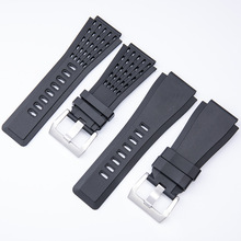 ����Bell Ross���RʿPU���z�������ֱ펧���BR01���ú�ɫ34*24mm