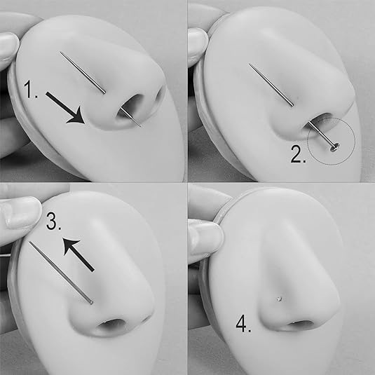 F136チタンピン4mmチタン合金人体ピアスジュエリーアクセサリーリップピアスへそピアスDIYジュエリーアクセサリー