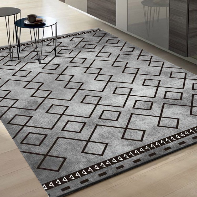 Alfombra nórdica sala de estar sofá mesa de café manta moderna minimalista Luz de lujo Casa dormitorio totalmente cubierto área grande puerta mat image 14