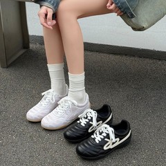 白敬亭同款黑色复古流浪鞋男款女2025新款休闲德训鞋情侣运动板鞋
