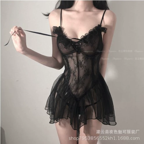 情晓夜 Sexy transparent underwear, pijama, uniform, set