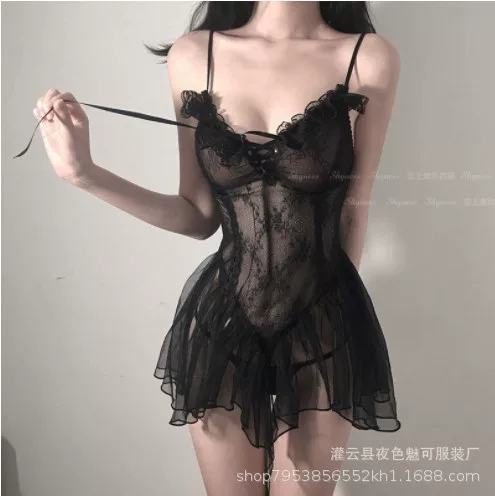 情晓夜 Sexy transparent underwear, pijama, uniform, set