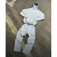 High-Quality American Hip-Hop Street Embroidered Letter Sweatpants Men's Trendy Loose Sports Straight Pants
