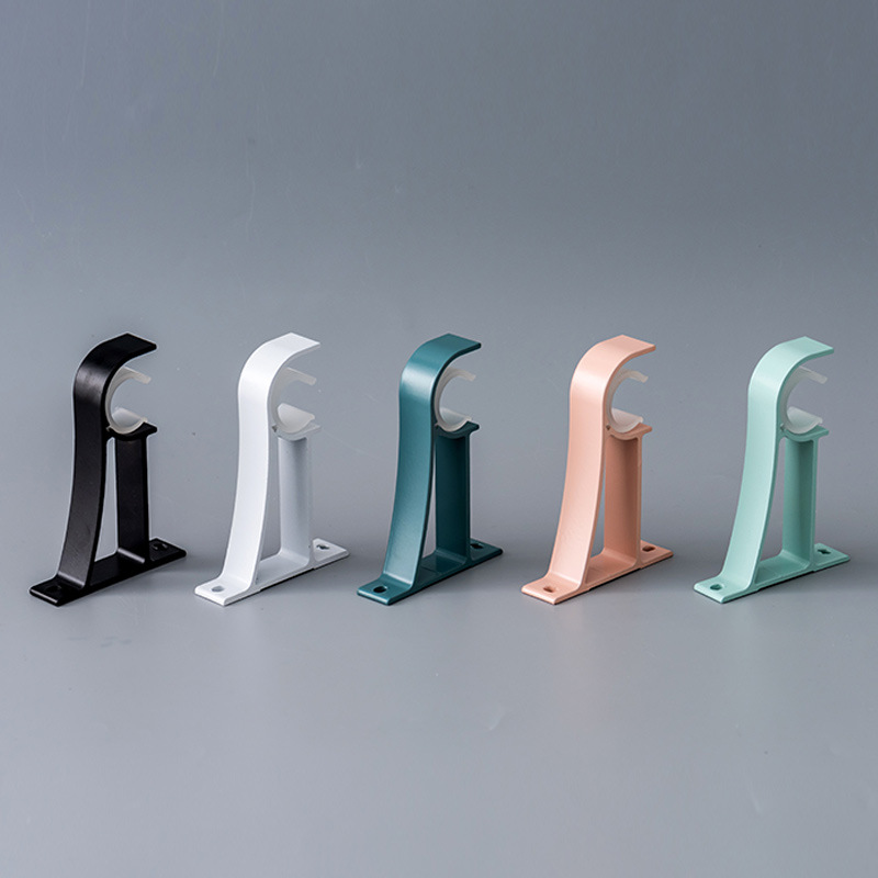 Moda gruesa de carga durable aleación de aluminio varilla romana de lujo cortina pista mudo Luz de lujo cortina varilla Romana