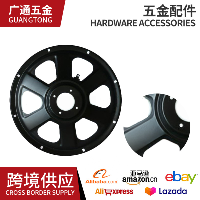 高强度音响铝盆架 喇叭铸铝配件扬声器五金盆架 电声喇叭配件盆架