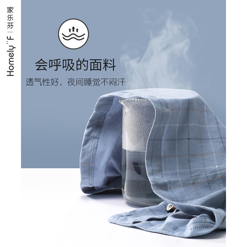 Pijamas de verano para hombre 100% pantalones de manga corta de algodón para hombre ropa para el hogar verano delgado traje de algodón más tamaño