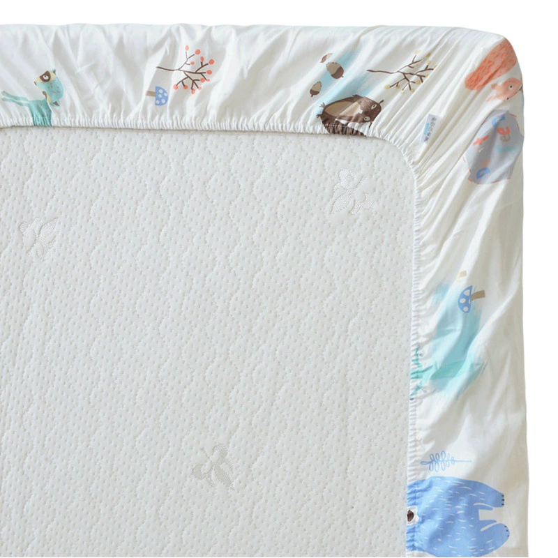 Детская кроватка шапка детское хлопковое покрывало наматрасник Детские простыни Новорожденные детские постельные принадлежности оптом