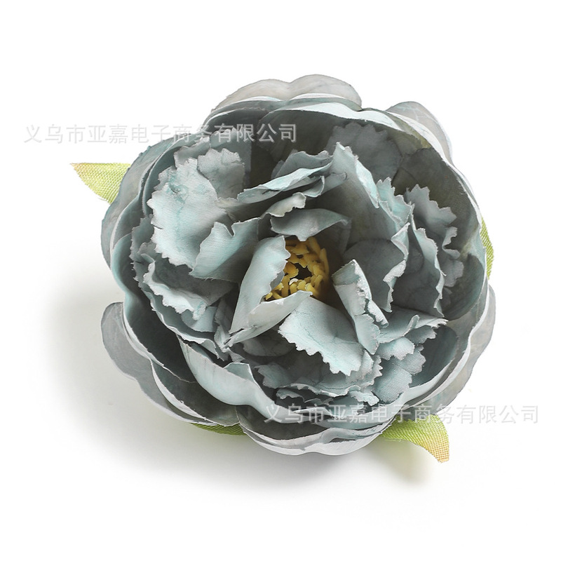 模擬牡丹牡丹花頭シルクフラワー結婚式 DIY 頭飾り布花素材アクセサリー写真装飾造花|undefined