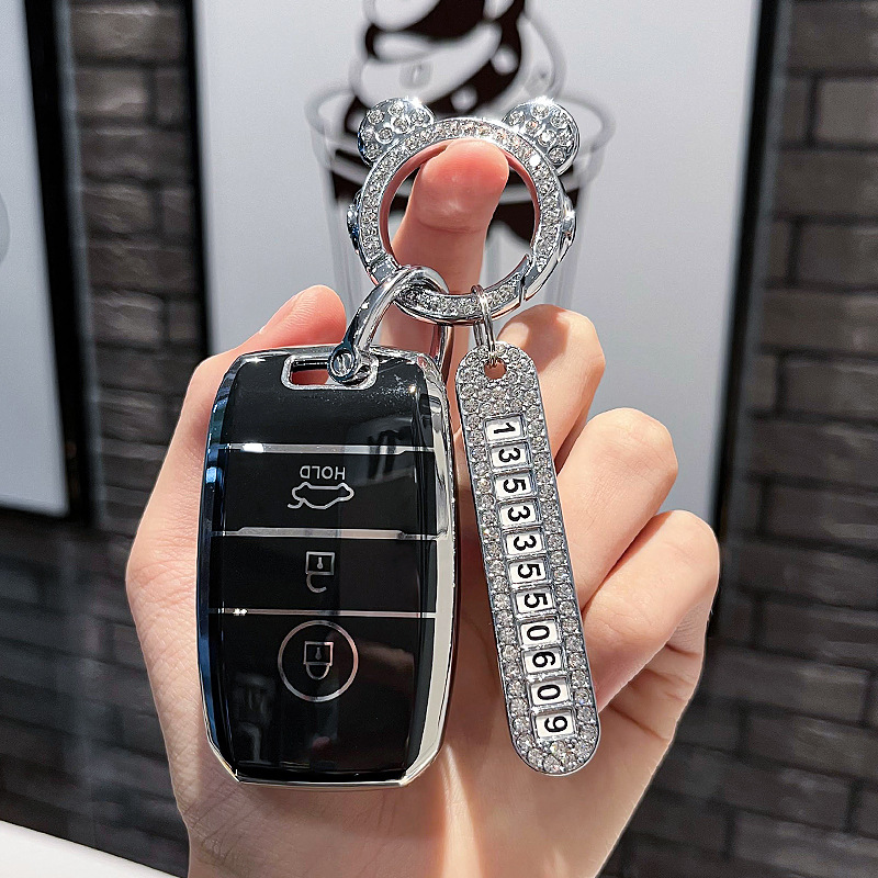 Aplicable a KIA K3 caso clave K5 coche K2 orgulloso correr kx3 Yi corriendo K4 hembra kx5 inteligente ejecución ACE hebilla KAIKU coche Shell