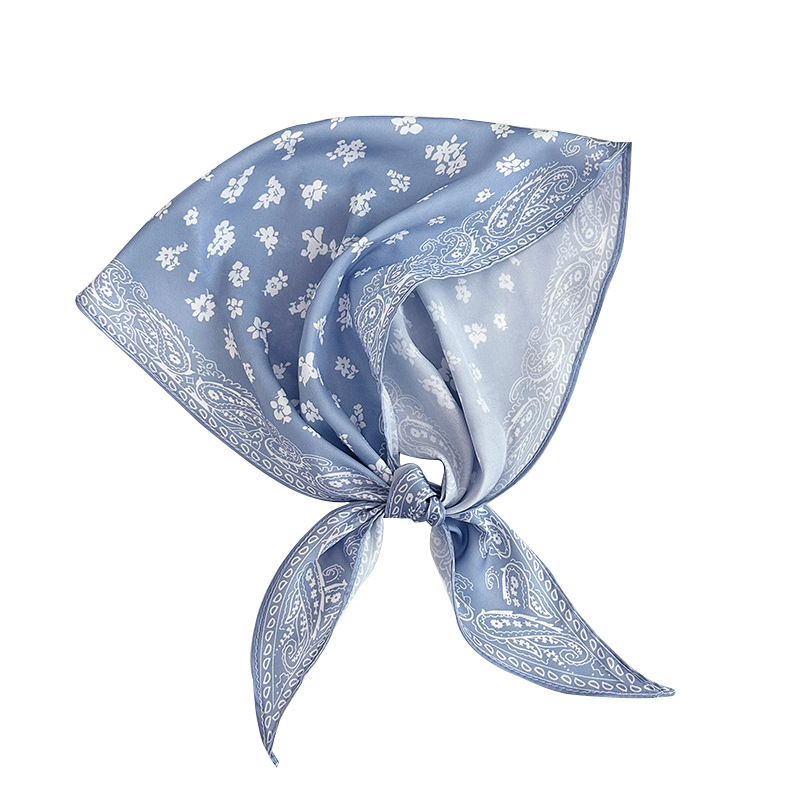 Flores de anacaju cortadas bufandas de seda de cuello bufandas de alto nivel bufandas de cabello bufandas multifuncionales bufandas triangulares bufandas de cintura bufandas