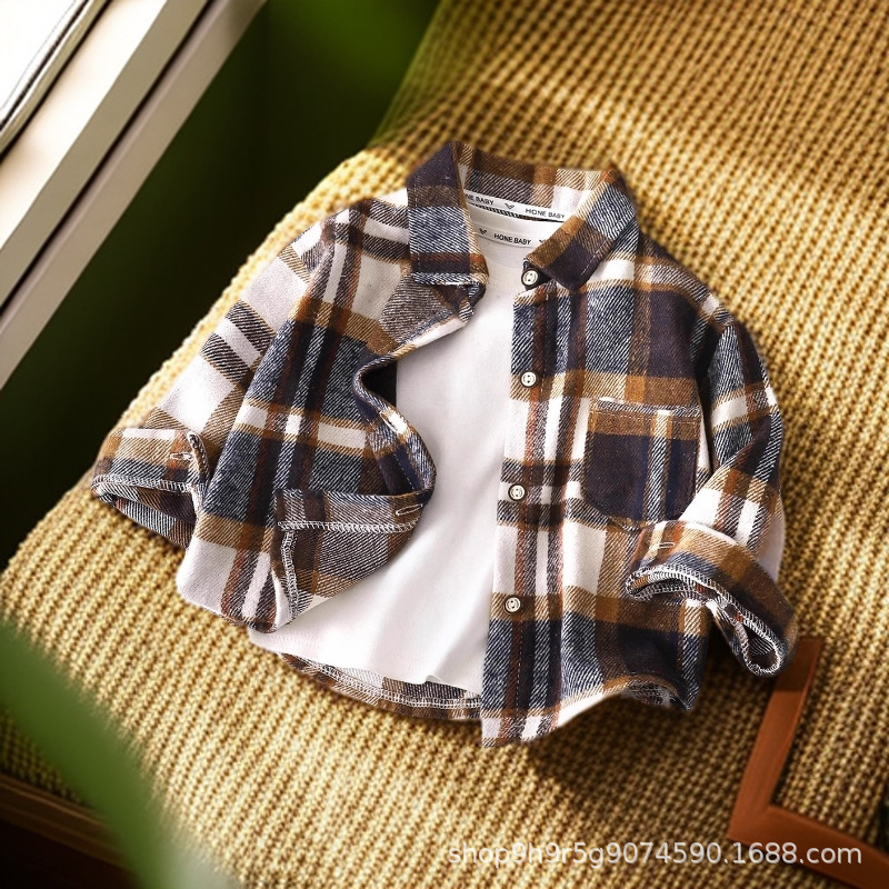 Demi-season children's fashionable shirt girl's