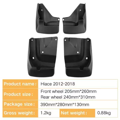 Mudguard for Toyota Hiace 2012-2018