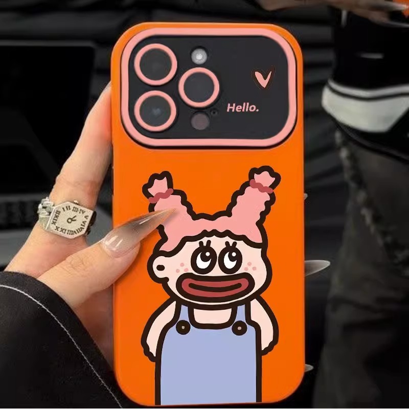 面白くて可愛いカップル向け、Apple 17、12mini、新作ウィンドウ、15plus、7、14plus、16E対応のスマホケース、卸売販売。|undefined