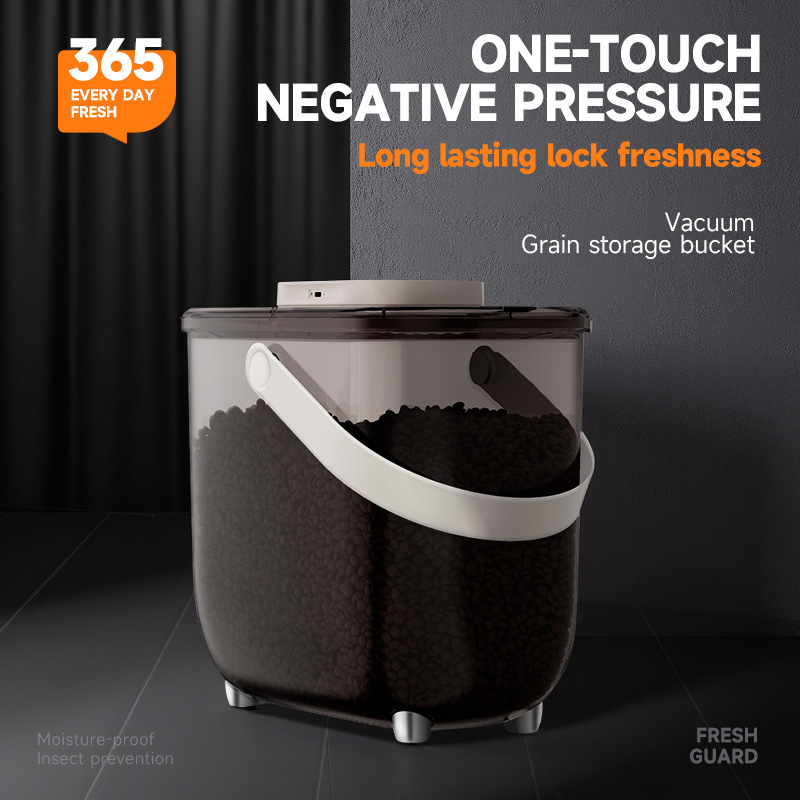 キャットフードバレル 真空保存バレル 10L ペット用品保存 防湿保存バレル 猫砂 ドッグフード 飼料密封バレル|undefined
