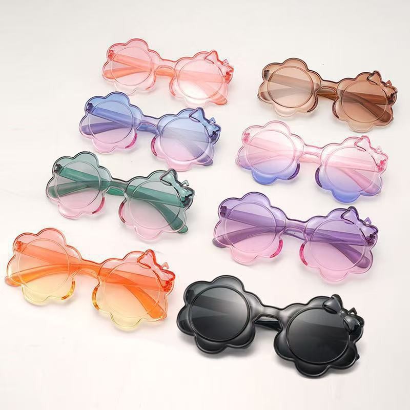 2025 nuevos lindos gafas de sol para niños PC en gafas de sol de comercio electrónico para correr gafas de protección solar UV para niños