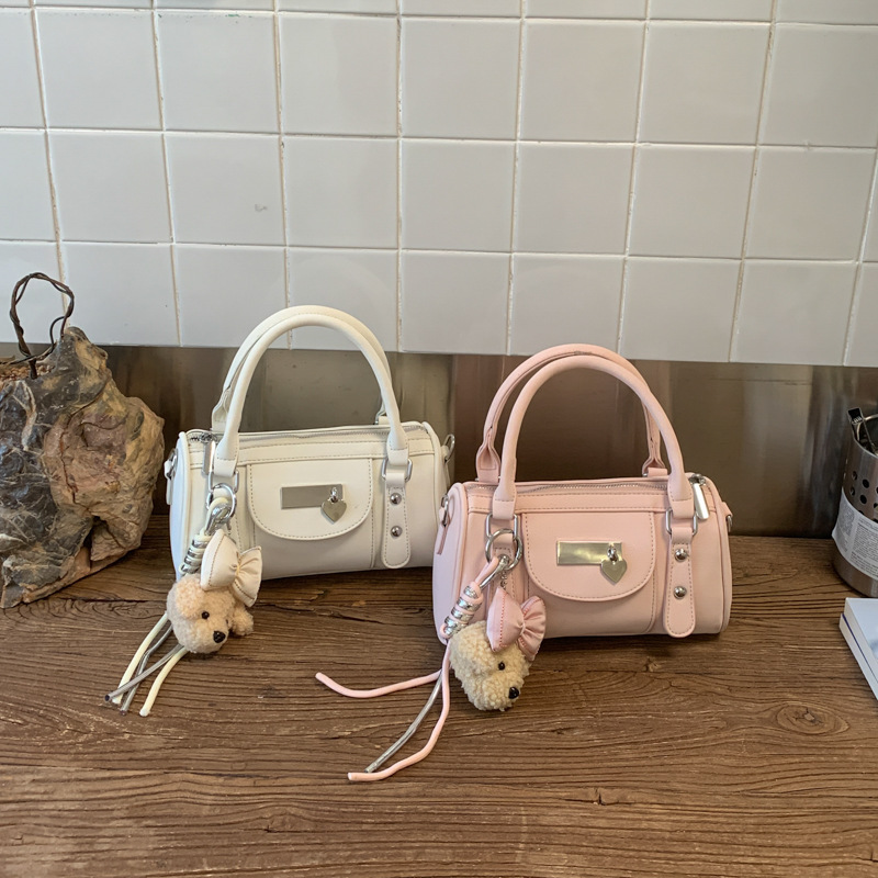 Cross-Border Women's Bags 2026 New Style Single Shoulder Crossbody Handbag Small Square Bag Trendy Korean Style Pillow Bag Fashionable Coin Purse Trendy