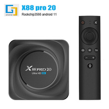 ¿X88 PRO 20 RK3566 ׿11ҕ TV Box 128G plWiFi {