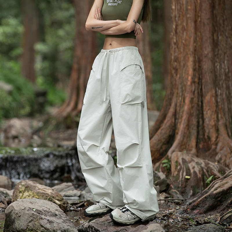 Pantalones de montaña al aire libre de mujeres de montaña trekking pantalones deportivos de secado rápido paracaidistas primavera y otoño pantalones largos de dopamina
