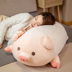 猪公仔可爱毛绒玩具小猪玩偶睡觉抱床上抱枕超软布娃娃礼物送女友