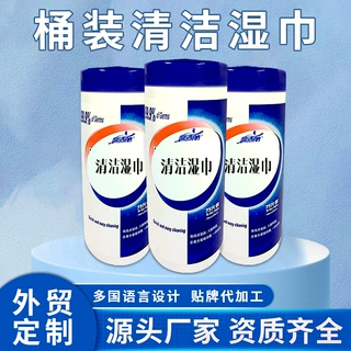 洁厕桶装清洁湿巾布干湿两用厨房一次性湿纸巾抽取式免洗工厂定制