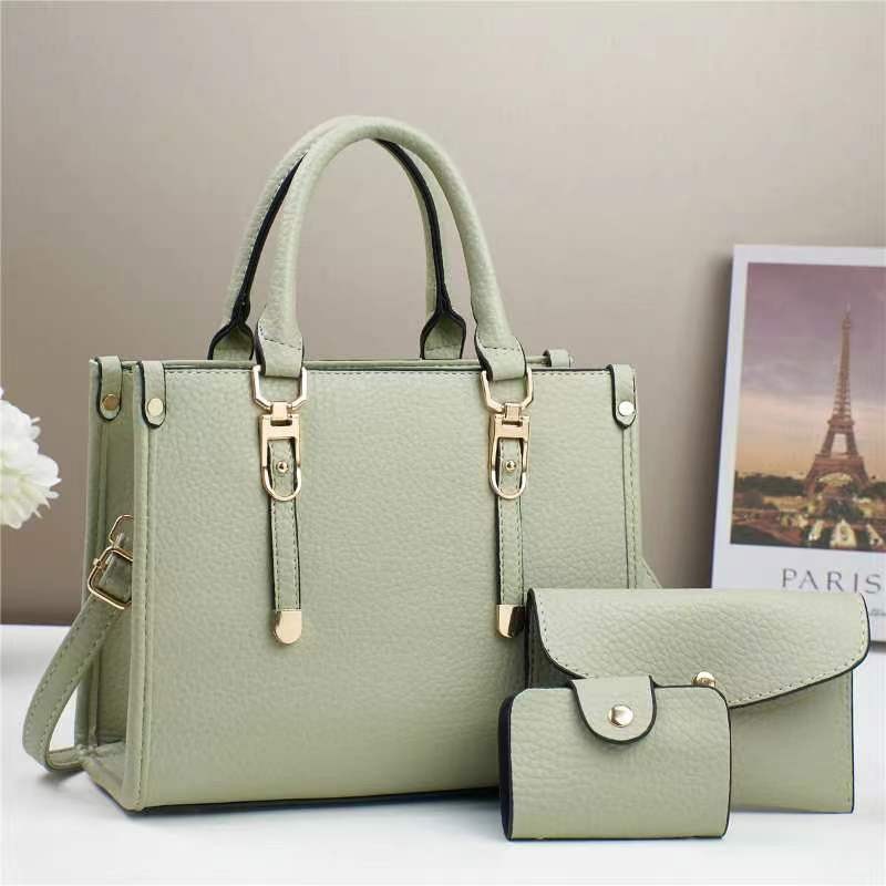 Women's Bag 2026 New Style Fashionable and Elegant Soft Leather Shoulder Tote Bag with Lychee Pattern, Large Capacity Casual Handbag