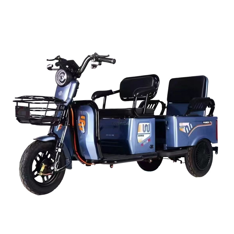 Triciclo eléctrico que tira de mercancías y tira de personas, vehículo eléctrico doméstico multifuncional, fábrica de origen, scooter eléctrico para personas mayores