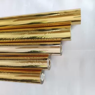攀鸿烫金纸浅金烫印箔纸亮膜哑膜金银卡纸pet各种纸通用型电化铝