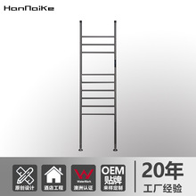 輕奢落地免打孔電熱毛巾架浴室智能數顯移動加熱立式浴巾烘干架