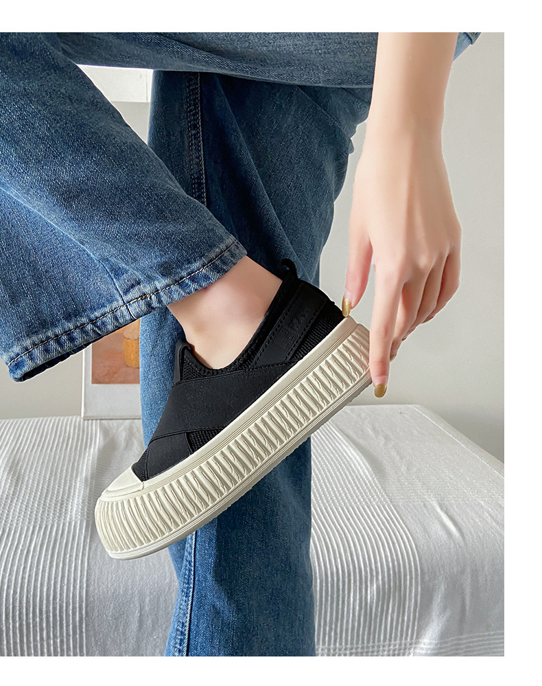 2024 Printemps/Été Nouvelles chaussures blanches à grosse tête avec semelle Matsuke, chaussures de planche polyvalentes pour étudiants, sports et loisirs, style Instagram_voghion.com