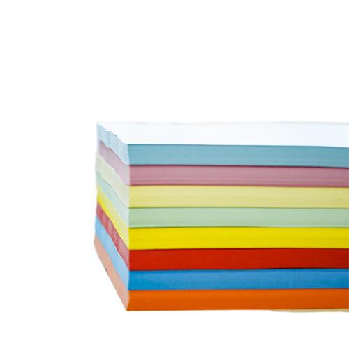 Deli 7757/7758 color A4 color computer printing four-color office paper 100 sheets/pack 80G student paper-cutting