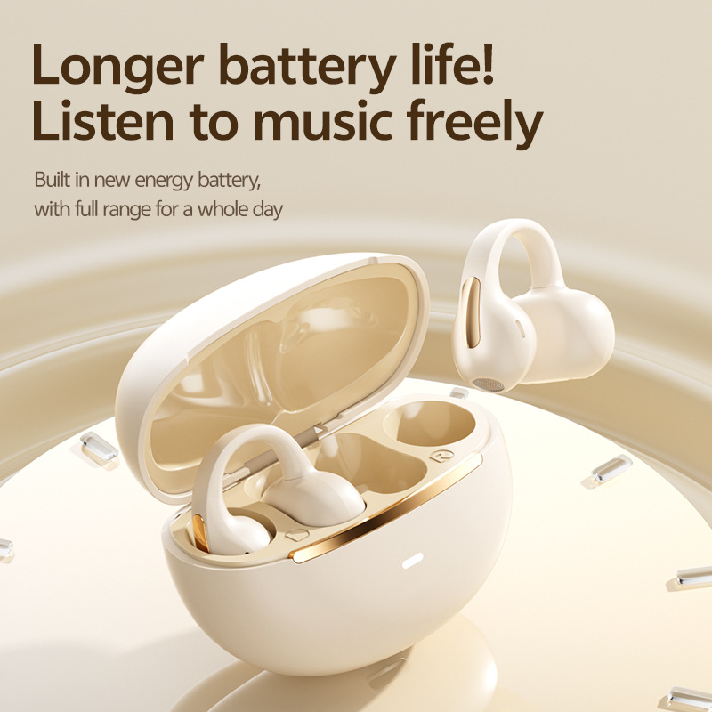 New 2025 OWS Open-Ear Earbuds – High-Fidelity, Smart AI Translation & Ear Clip Design_voghion.com