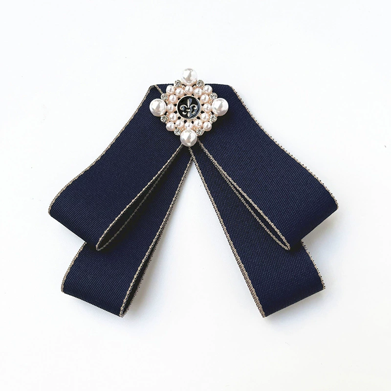 Retro bow tie, uniform, accessory lapel pin, shirt pearl with bow, brooch, Korean style, direct factory sales