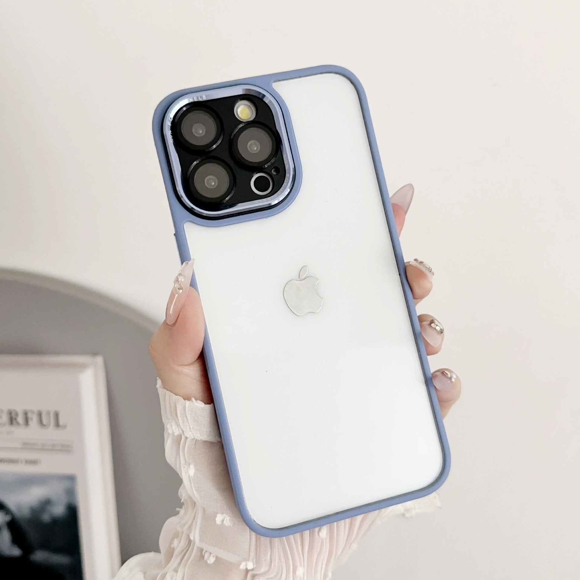 Apple, совместимый прозрачный чехол для iPhone 16, металлический чехол для телефона, защита камеры, защитный чехол, защита от падений