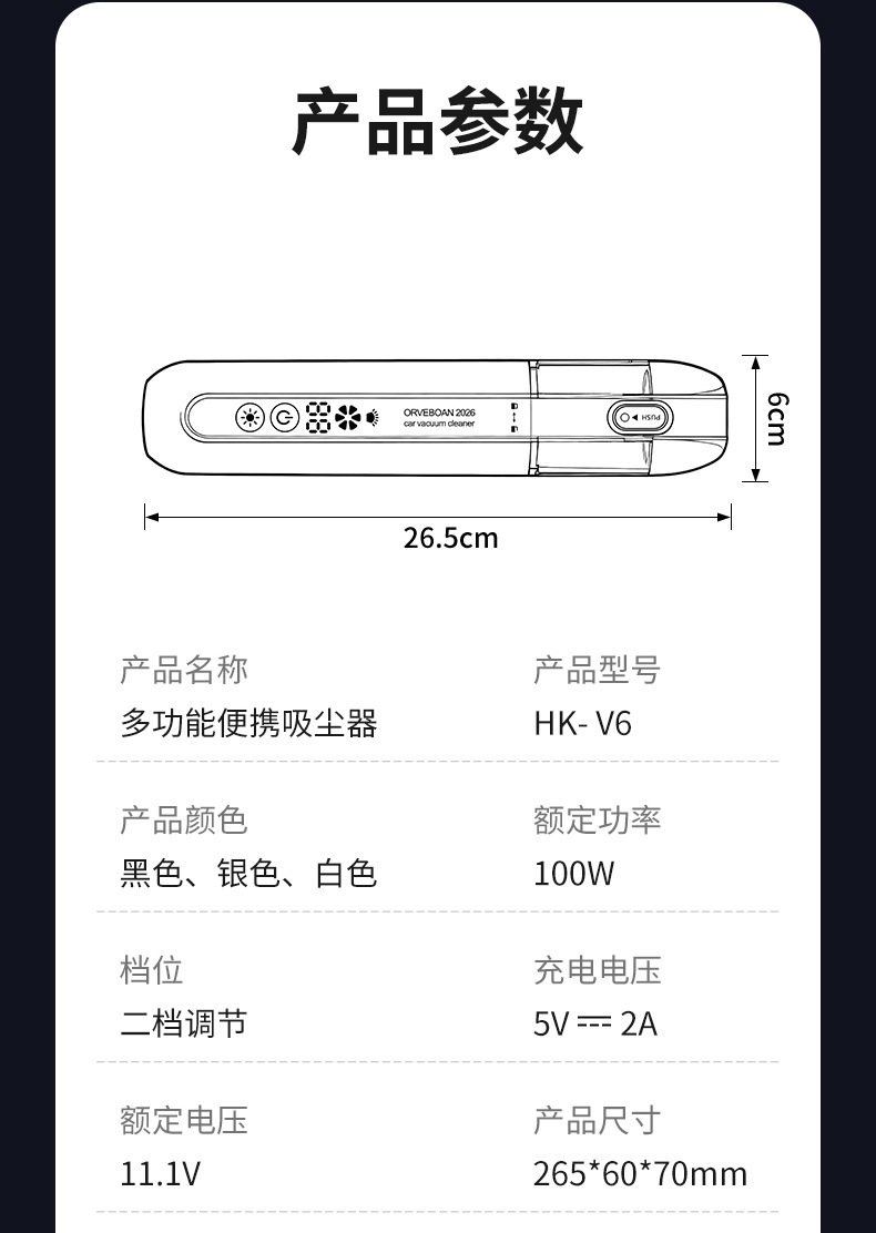 New Car Vacuum Cleaner, Multifunctional, Powerful, Wireless, Super Suction, Handheld, Small, Household, High Power