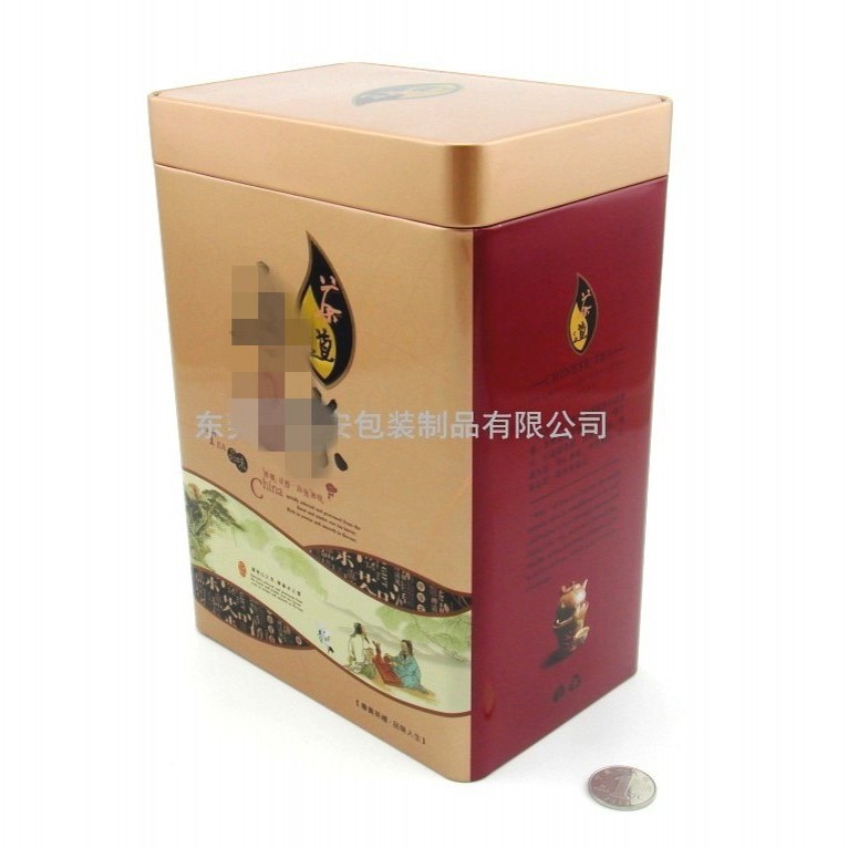 500克装茶叶铁盒 供应茶叶铁盒 糖果巧克力铁盒 铁盒生产厂家
