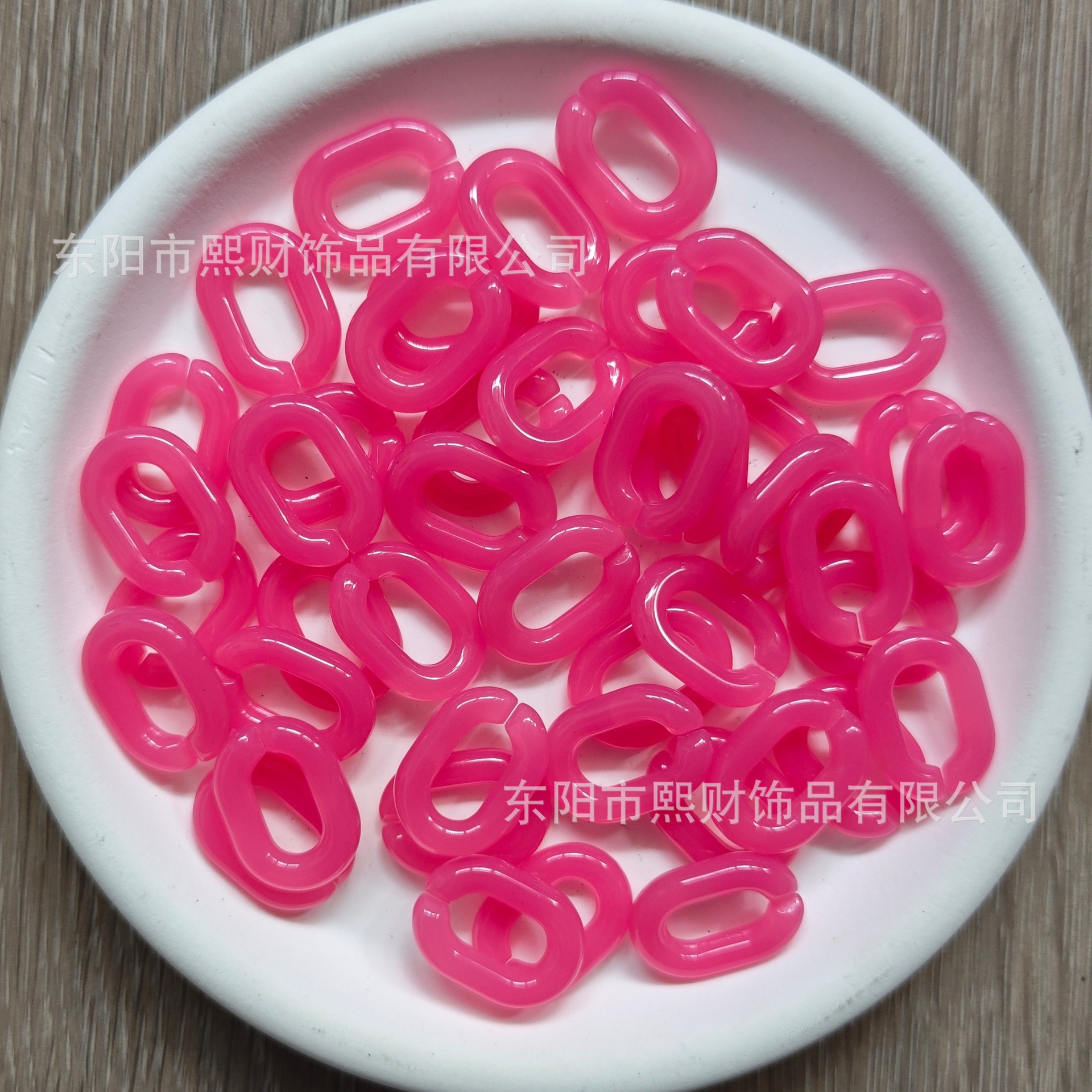 20x14mm color acrílico cadena hebilla anillo llavero bolsa colgante accesorios de la joyería de DIY fábrica al por mayor