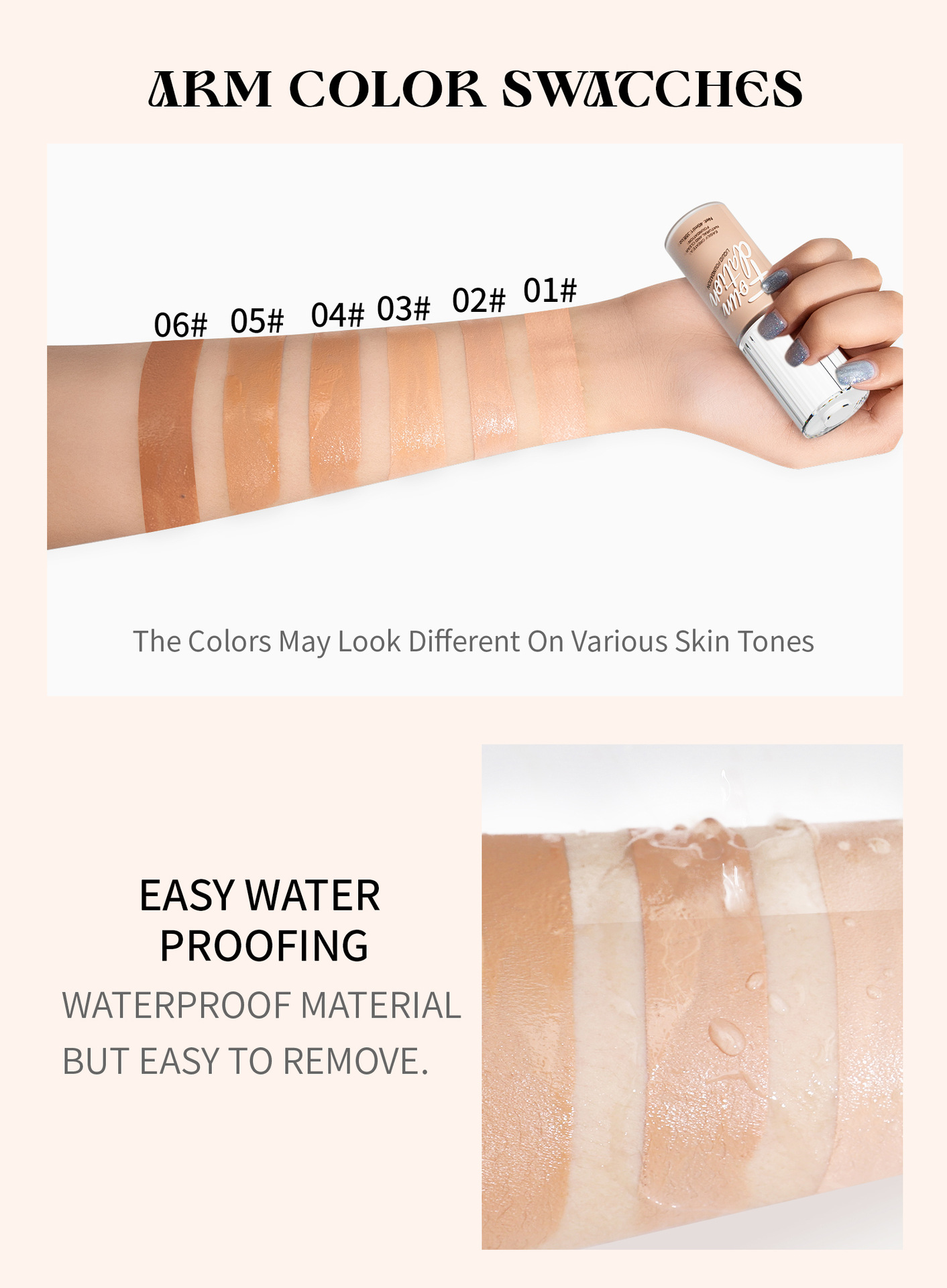 Hellokiss Foundation is a clear, smooth, natural and long-lasting European and American Foundation matte foundation makeup undefined