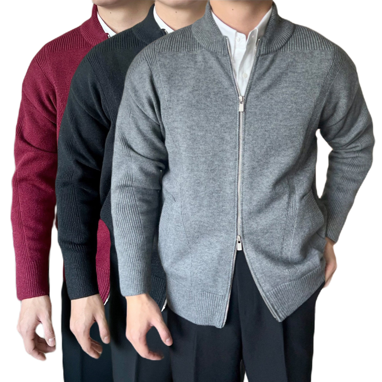 Explosiones transfronterizas de tamaño europeo suéter de punto chaqueta cardigán chaqueta caliente fábrica de negocios al por mayor