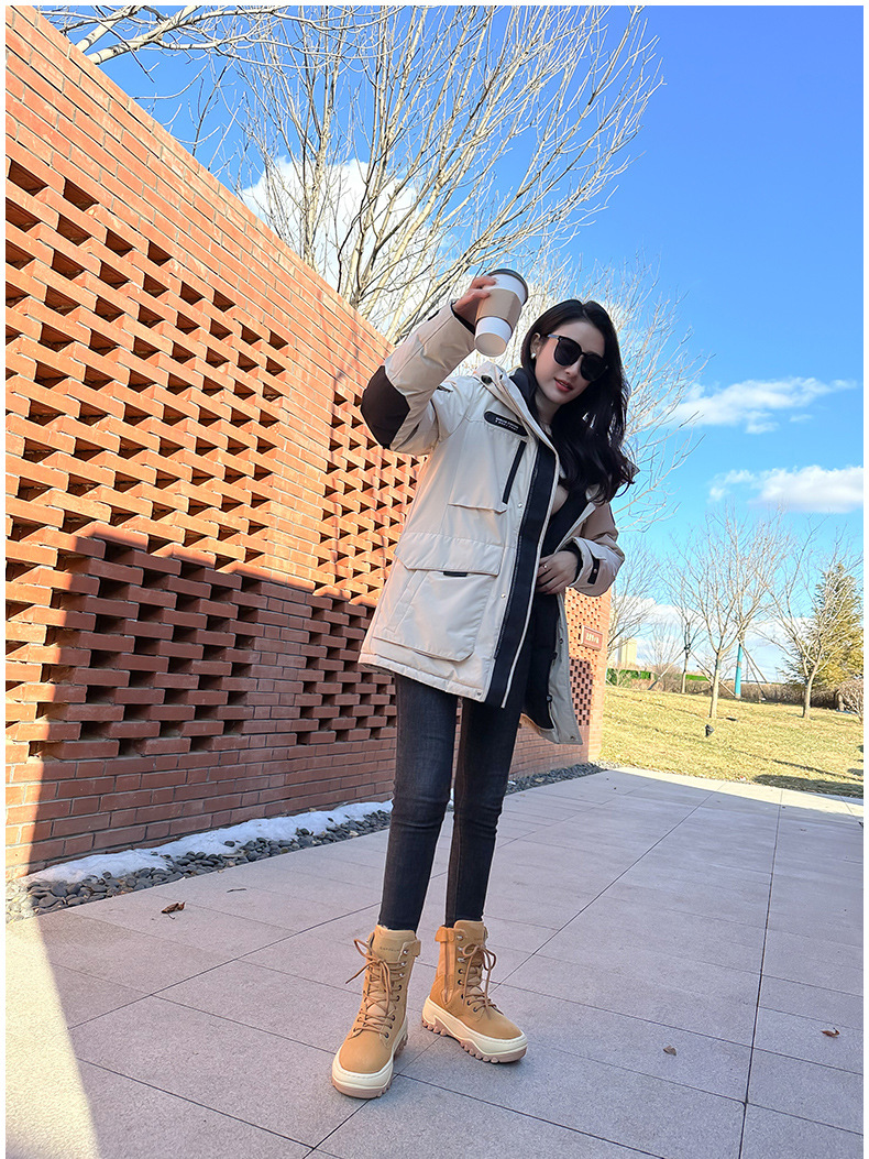 Herrskor Northeast Snökängor Vinter Damstövlar Äkta Läder och Päls Ull Varm Tjock Botten Halkfri Martinstövlar Plus Sammet_voghion.com