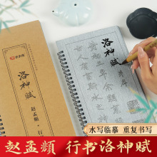 行书水写布赵孟頫行书洛神赋全文字帖毛笔书法临摹描红练习水写本