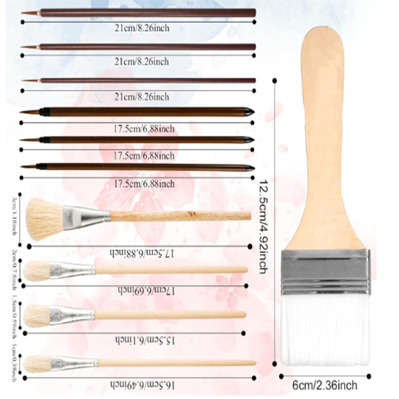 Juego de 11 cepillos de lana explosivos transfronterizos