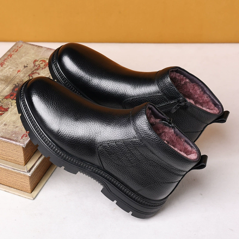 Кожаные хлопчатобумажные туфли из натуральной кожи