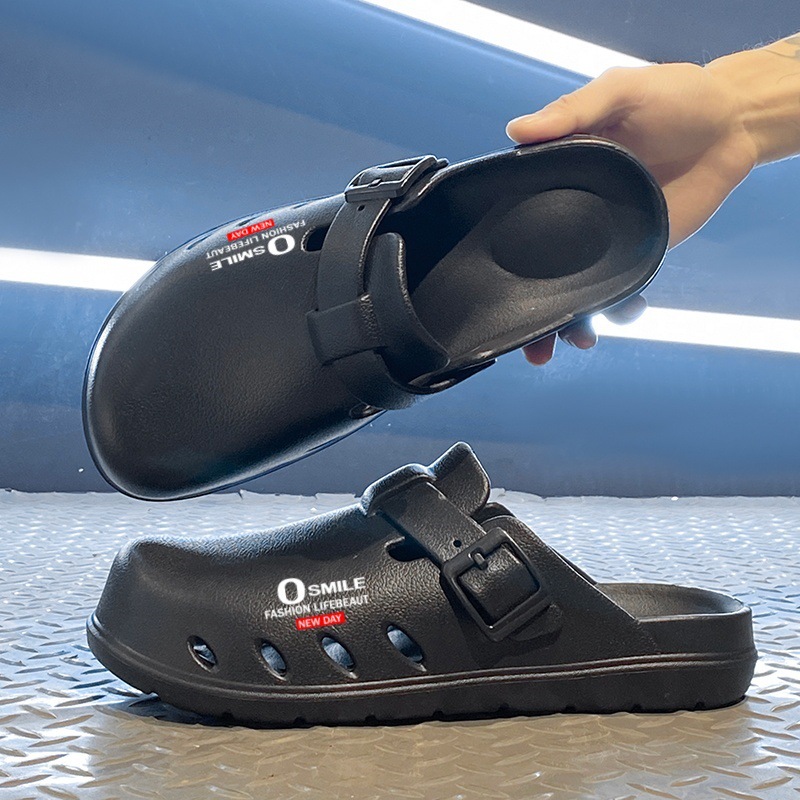 Zapatos de cocinero de verano Bocken para hombres zapatos de playa de sandalinas antideslizantes EVA al por mayor