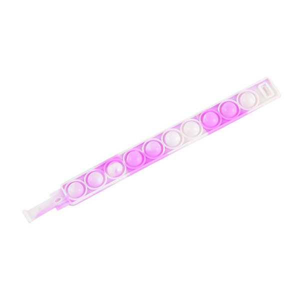Silicone rainbow bracelet