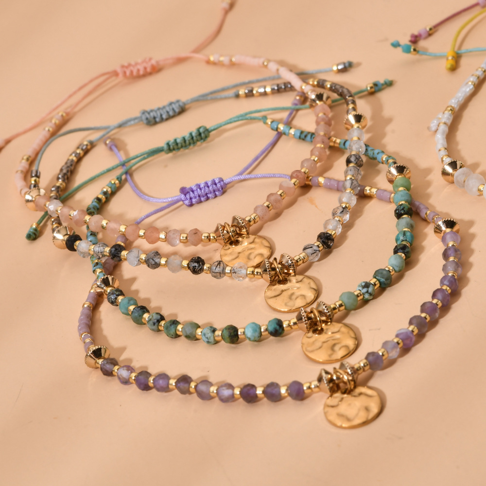 Daily Occasion Original Design Round Natural Stone Wholesale Bracelets