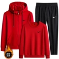 Red (Straight) Fleece Lined