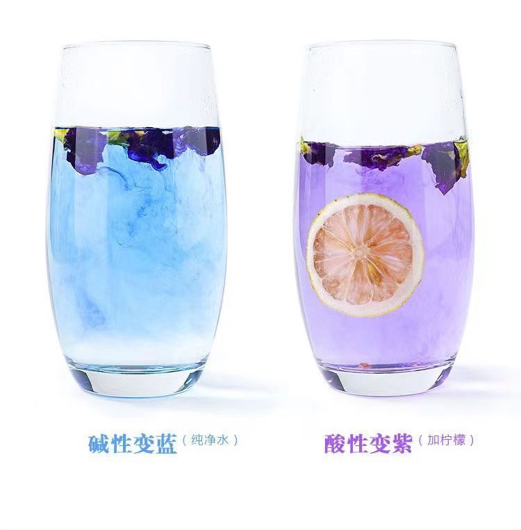 Butterfly Pea Flower Tea Lan Hu Die 25g Bottle Blue Herbal Tea for Cold Brew and Colorful Drinks specifications