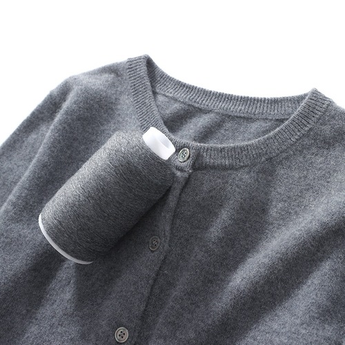 New early autumn round neck knitted cardigan for women loose large size thin sweater jacket solid color outer wool bottoming shirt