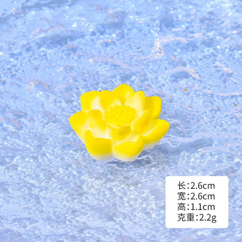 クリエイティブマイクロ風景蓮カエルフローティング竹いかだ DIY 装飾アクセサリーミニチュアミニデスクトップ車の装飾品|undefined
